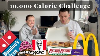 10000 Calorie Challenge  GIRL VS FOOD amp BOY VS FOOD [upl. by Nytnerb846]