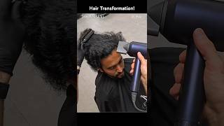 Crazy Curly to Straight Hair  Men’s Hair transformation shorts wedding beauty [upl. by Capon699]