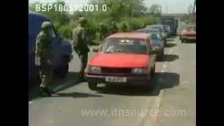 British Army fire live rounds at civilians then lose guns in Coalisland May 1992 [upl. by Yendic181]