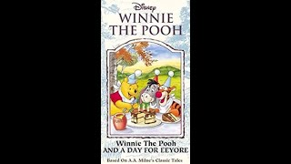 Opening to Winnie the Pooh and a day for Eeyore 2000 VHS [upl. by Aima]