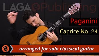 Caprice No24 by N Paganini arr by Emre Sabuncuoglu [upl. by Delilah]