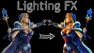 Add Lighting FX to your Photoshop Painting [upl. by Ashely92]