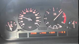 BMW E38 730d 0100 acceleration [upl. by Clayson]