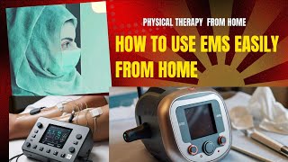 How physiotherapy EMS or TENS get started or works  Method to start EMS or TENS in home [upl. by Vanya125]