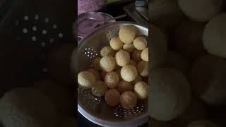 Homemade Fuchka recipe short fuchka fuchkarecipe panipuri golgappa begalishort [upl. by Natsuj762]