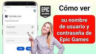 Cómo encontrar su nombre de usuario y contraseña de Epic GamesEncuentra tu contraseña de Epic Games [upl. by Irihs262]