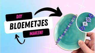 Bloemen Armband Maken Met Kralen DIY [upl. by Ahseele458]