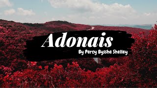 Adonais by Percy Bysshe Shelley [upl. by Kirven]