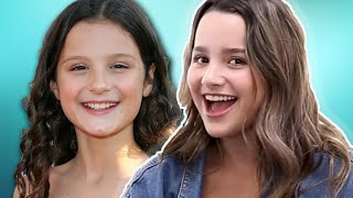 Annie Leblanc amp Hayley Leblanc Do A Mukbang  Hollywire [upl. by Naiva]