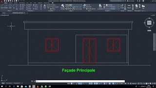 Formation AutoCAD pour Débutant 5  Façade Principale [upl. by Drandell]