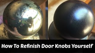 How To Refinish Brass Hardware Yourself [upl. by Alleda]