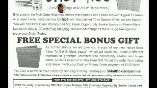 500 Stamps and Leads Flyer Plus Dealership Letter ID110 Review [upl. by Eillac]