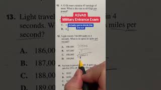 ASVAB Arithmetic Reasoning 13 Question Walk Through [upl. by Isabel825]