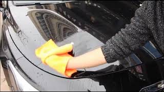 Natural Genuine Leather Chamois Car Care Wash Cleaning Quick Dry Cloth [upl. by Oicnedurp]