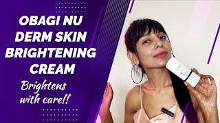 Obagi skin brightening cream product review and tutorial howtouse obagi skinbrightening cream [upl. by Ydnas]