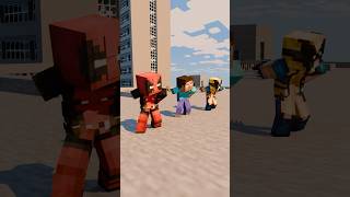 Herobrine Dance Bye Bye Bye minecraft deadpool hero [upl. by Ylecara]