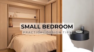 10 Small Bedroom Design Tips To Maximise Space amp Style [upl. by Welton128]