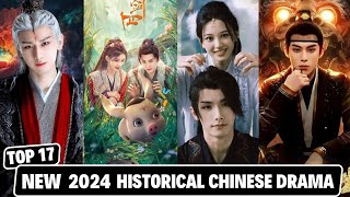 Top 17 New Historical Chinese Dramas 2024  like hobby [upl. by Ysor]