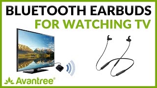 How to Use Avantree HT4186  The Best Bluetooth Adapter and Earphone set for Watching TV [upl. by Annoled]