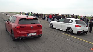 BMW M140i F20 vs Volkswagen Golf 8 GTI [upl. by Chandra]