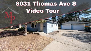 8031 Thomas Ave S Bloomington  Video Rental Tour [upl. by Ignacia]