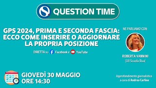 Tutorial GPS 2024 prima e seconda fascia ecco come inserire o aggiornare la propria posizione [upl. by Aroel341]