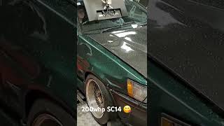 AE86 200WHP SC14 4agze Supercharger  180kw [upl. by Eetnwahs]