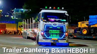 GANTENG❗️TRUCK TRAILER GANTENG GAJADI NAIK KAPAL AMARISA [upl. by Marou]