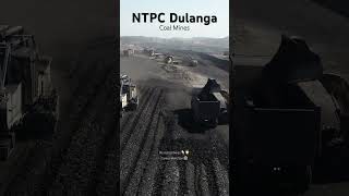 NTPC Dulanga coal mines ⚙️💎Drone shoot view  ft CareerinAction shorts dulangacoalmines [upl. by Canotas4]