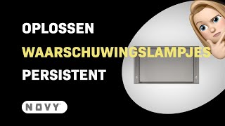 Hoe persistent waarschuwingslampjes oplossen op Novy Pureline 6830 [upl. by Isiahi88]