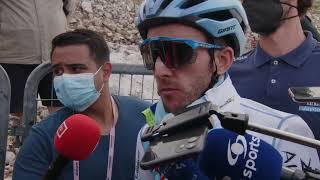 Simon Yates  Interview at the finish  Stage 9  Giro dItalia 2022 [upl. by Tamma]