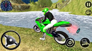 Drive Motorcycle For Offroading  Uphill Offroad Motorbike Rider 🛵🟢 Gameplay 236 √ Flash Simulator [upl. by Loy]