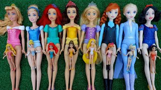 Disney Princess Doll Makeover DIY Miniature Ideas for Barbie Wig Derss Feceup Barbie dolls [upl. by Maegan864]