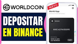 Como Depositar Worldcoin En Binance  En 2025 [upl. by Yelsehc]