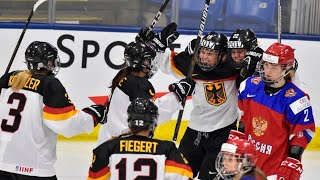 Russia vs Germany QF  2017 IIHF Ice Hockey Womens World Championship [upl. by Aeret]