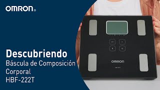 Báscula digital HBF222T Con conectividad bluetooth y reconocimiento automático de usuario [upl. by Reider]