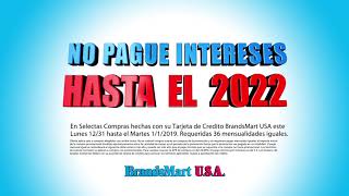 En BrandsMart USA es el 2Day New Year Financing Event Hasta el 010119 [upl. by Kassandra]