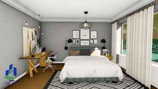 12 x 12 Bedroom Design [upl. by Minoru339]