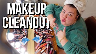 makeup purge  declutter run errands with me  day in my life vlog [upl. by Bert]