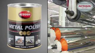 Plastic Extrusion Chill Rolls  Cleaning with Autosol wwwautosolcom [upl. by Lerud]