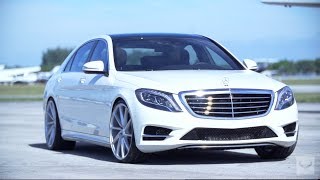 2014 MercedesBenz S550 on 22quot Vossen CVT  Executive Package W222 [upl. by Wooldridge]