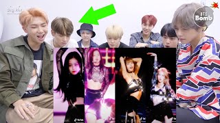 BTS reaction Blackpink Tik Toks [upl. by Benedicto]