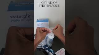 Unboxing waterpik water flosser teethcleaning plaque braces [upl. by Ecirtnahc629]