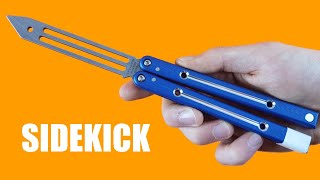 Butterfly Knife Tricks for Beginners 42 Sidekick [upl. by Adnolay]