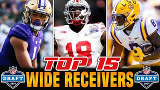 Top WRs in the 2024 NFL Draft  Wide Receiver Rankings [upl. by Onirefez415]