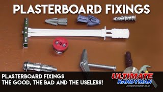 Plasterboard fixings The good the bad and the useless [upl. by Ayahs]