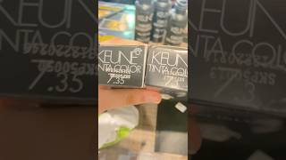 Keune 735 and 73 colour without cutdown at black hair keune haircolor haircare shortvideoviral [upl. by Shelden]