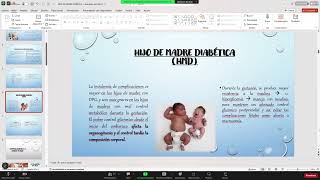 TEORIA 23 NEONATOLOGIA  HIJO DE MADRE DIABETICA [upl. by Kosak]