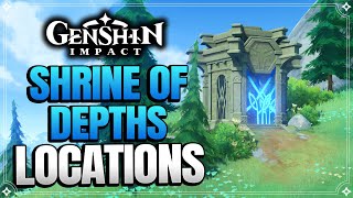 All Fontaine Hydro Shrine Of Depths Locations Part 3  How to get Keys 【Genshin Impact】 [upl. by Coplin853]