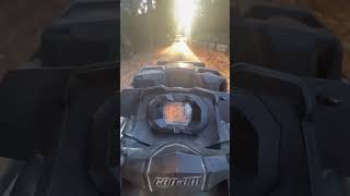 It redlined at 65mph canam automobile atvoffroad offroadatv canam offroad atv4x4 [upl. by Okechuku]